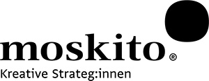 Das Logo von der Agentur moskito