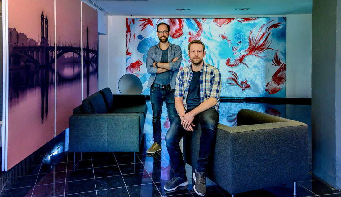 Frischgebackene Ladeninhaber: Max Maurer und Peter Pflug Frischgebackene Ladeninhaber: Max Maurer und Peter Pflug