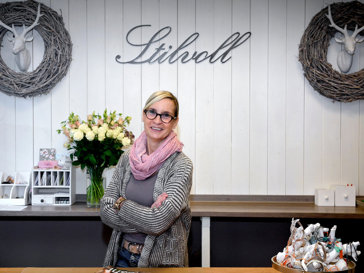 Carolin Nolte bietet in ihrem Laden „Schönes für Zuhause“ an.