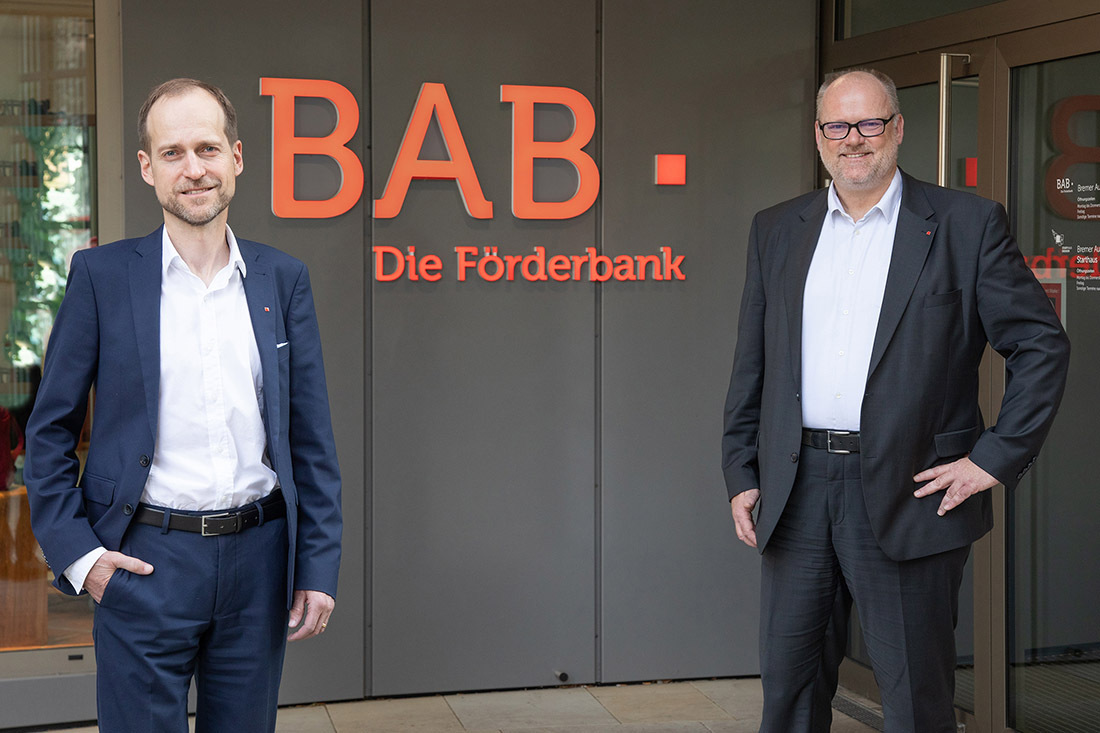 Haben ein intensives Jahr hinter sich: Ralf Stapp und Kai Sander, Geschäftsführer der BAB