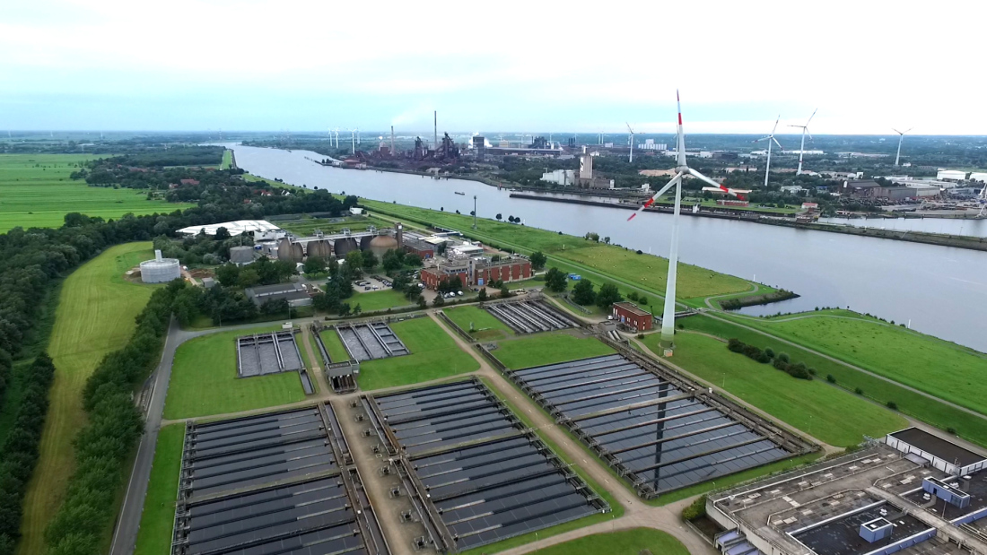 Die Kläranlage Seehausen von HanseWasser - ein wichtiger Teil der bremischen Infrastruktur